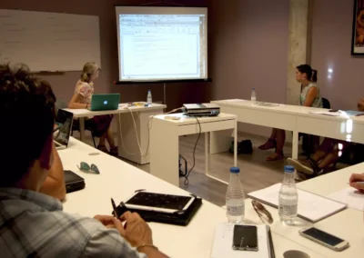 El aula en U para el Curso de Producción de los cursos de verano